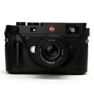 Artisan and Artist Black Leather Camera Half Case for Leica M10, M10-P, M10-D